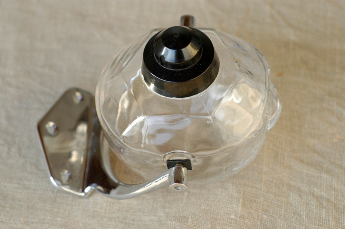 Vintage liquid soap dispenser / hotel swivel soap holder / Etsy