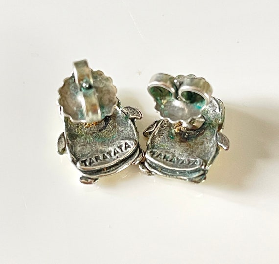 rings earring set owl teapot motif stamp TARATATA… - image 7