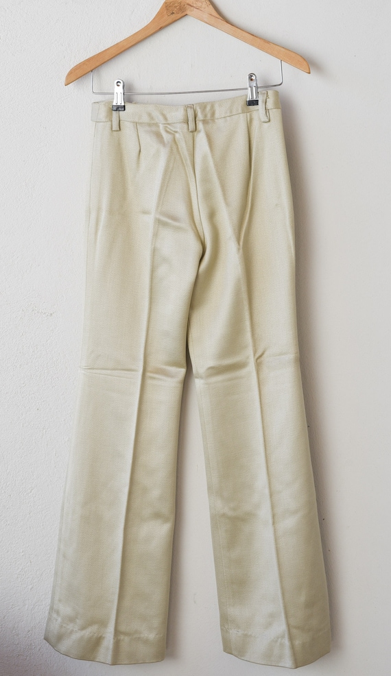 パンツ 1960s French vintage summer trousers Vintage 1960s French Military Trousers - White Cotton Marine