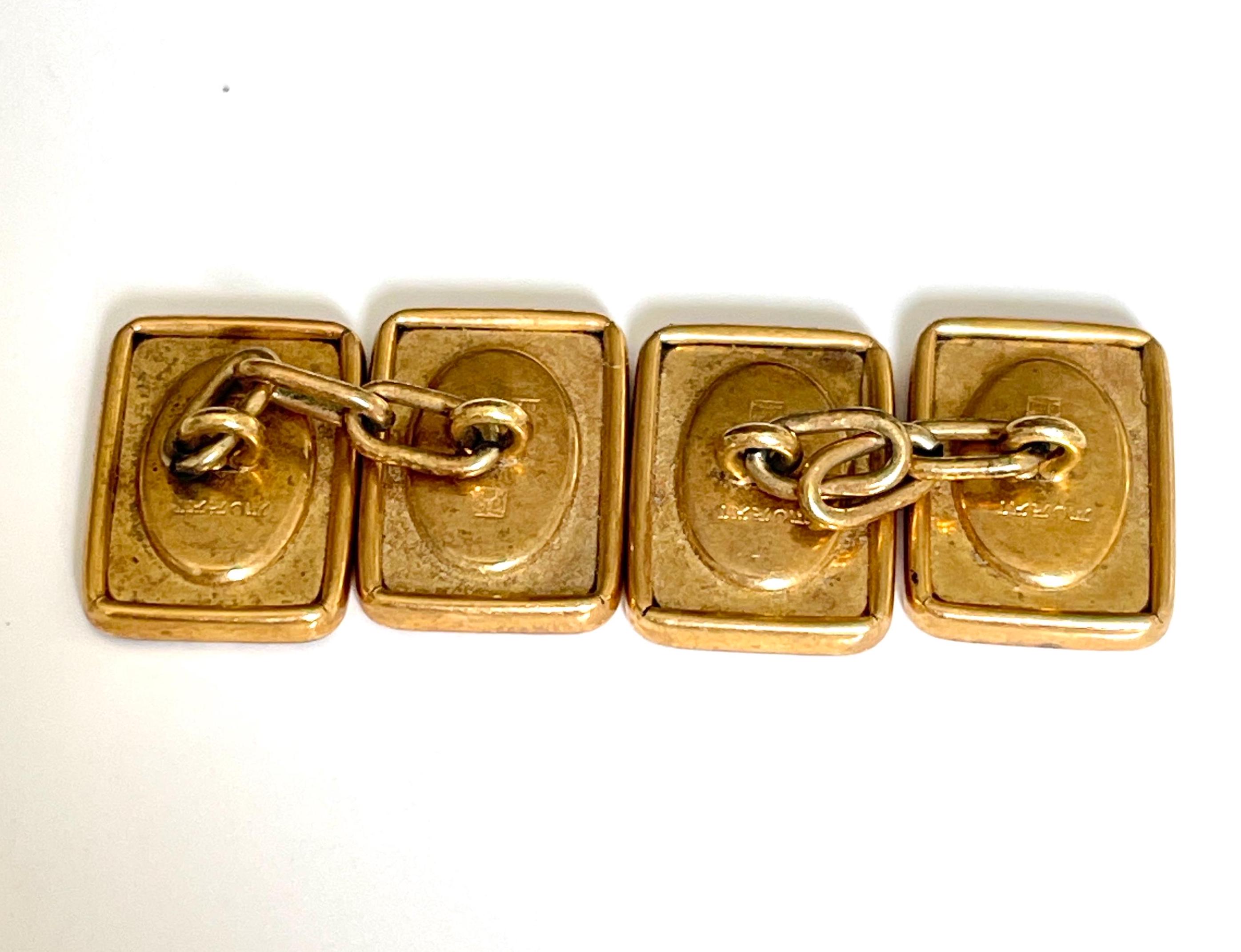 Boutons De Manchette Vintage MYSTERE IV Bijou Murat Années 1960 - Occasion