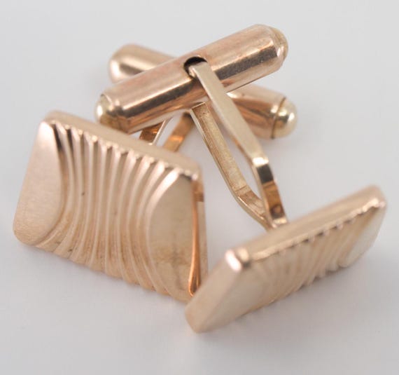 Bouton D'or Boutons De Manchettes Vintage Plaqués Or - Marque Murat, Fabrication Française Bouton Hermes
