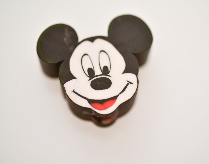 Vintage Mickey Mouse Eraser Set of 6 Walt Disney Character Etsy