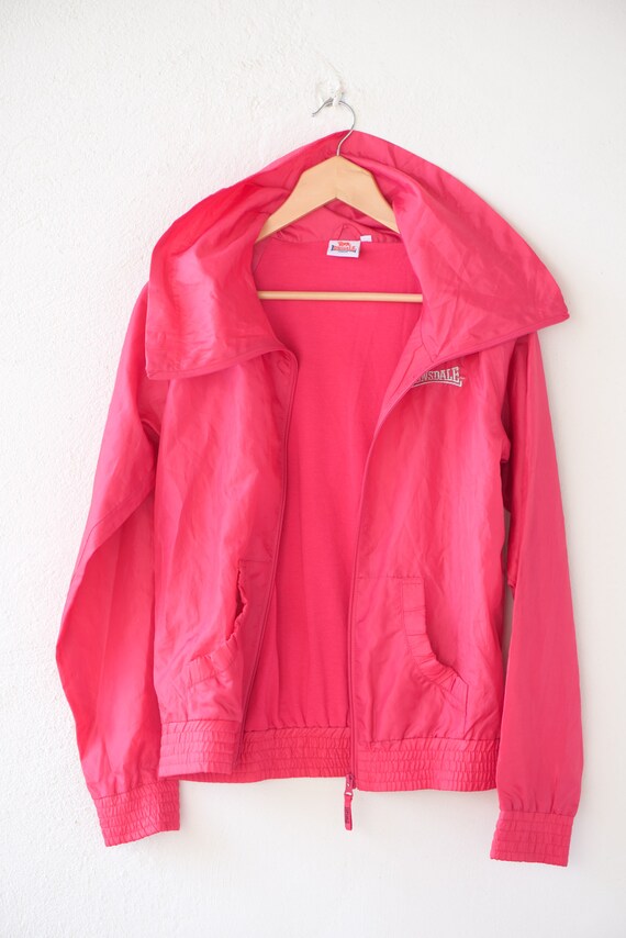 pink shell suit jacket