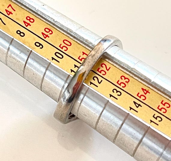 ring 925 silver vintage statement hallmark engage… - image 6