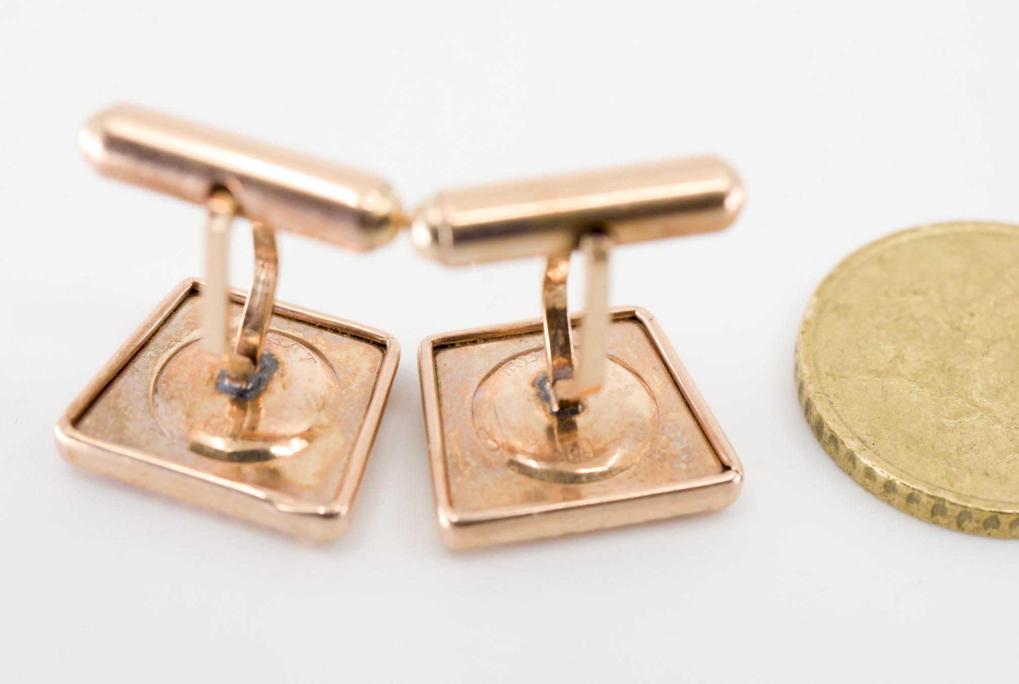 Lot De 2 Paires De Boutons De Manchette - Dont MURAT Plaque Or REF17046J - Occasion