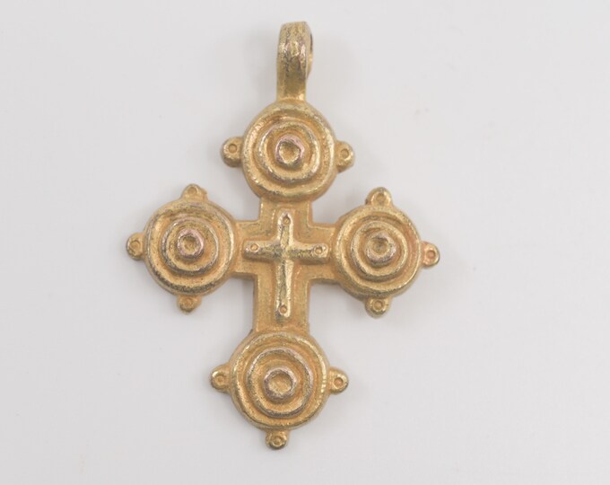 Antique Cross Pendant With Spirals Signé Arthus Bertrand - Etsy