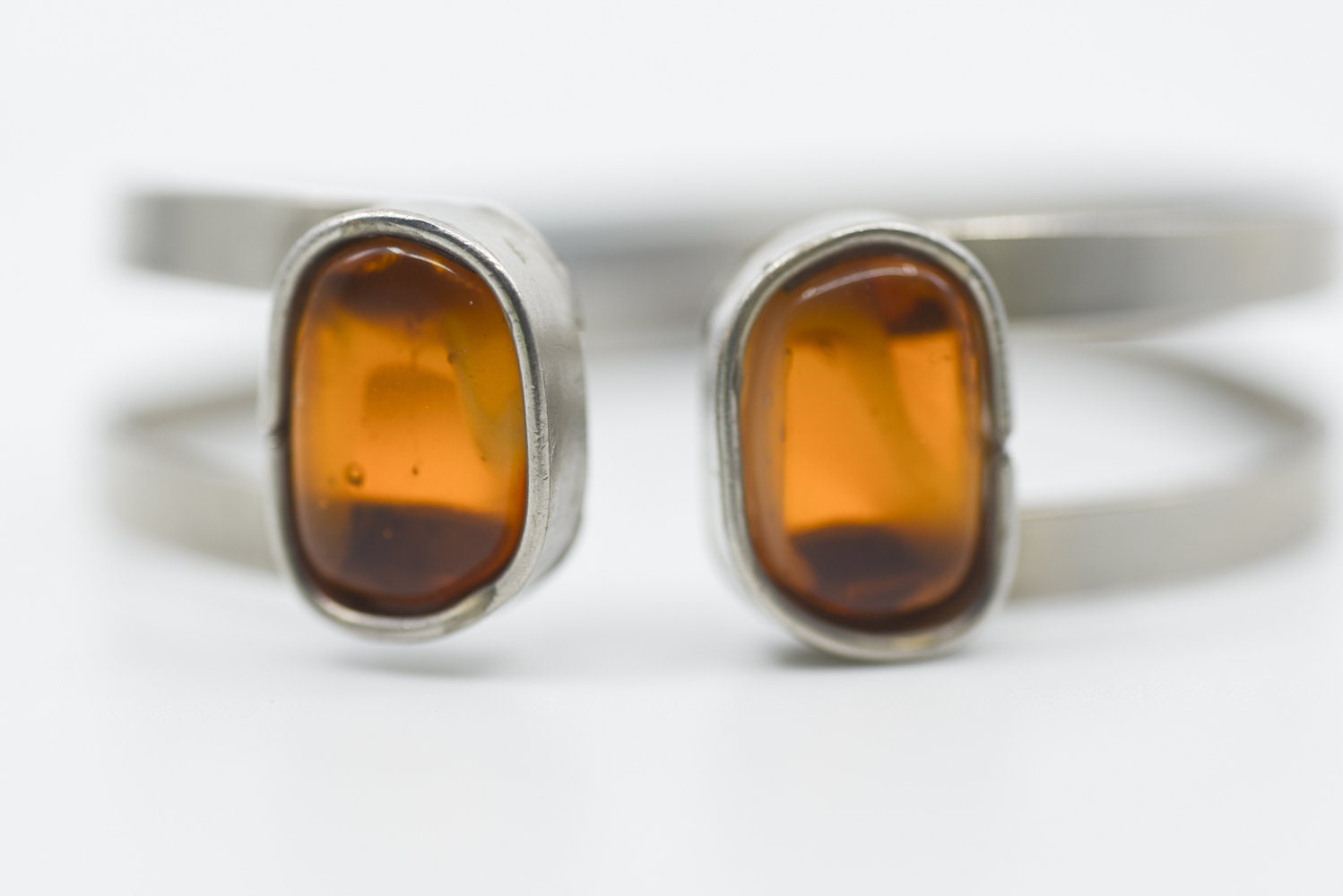 VINTAGE RETRO RING SILVER METAL ORANGE COSTUME 70'S VINTAGE RETRO RING SILVER METAL ORANGE COSTUME 70'S