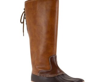 wide calf tall duck boots