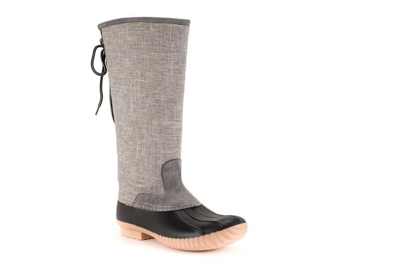 Duck Boots Tall Duck Boots Lace Up Duck Boots Tall Lace Up Etsy