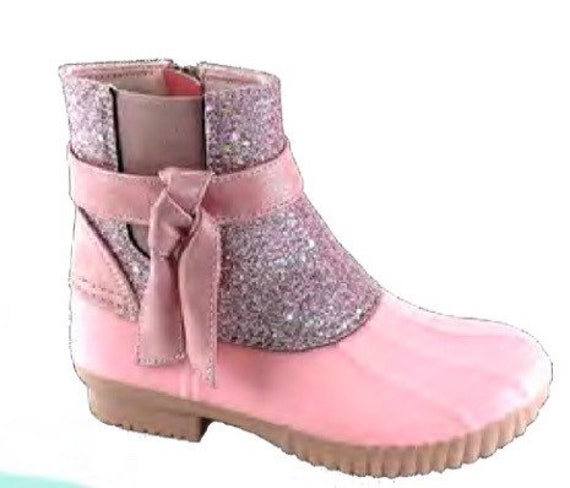 pink duck boots