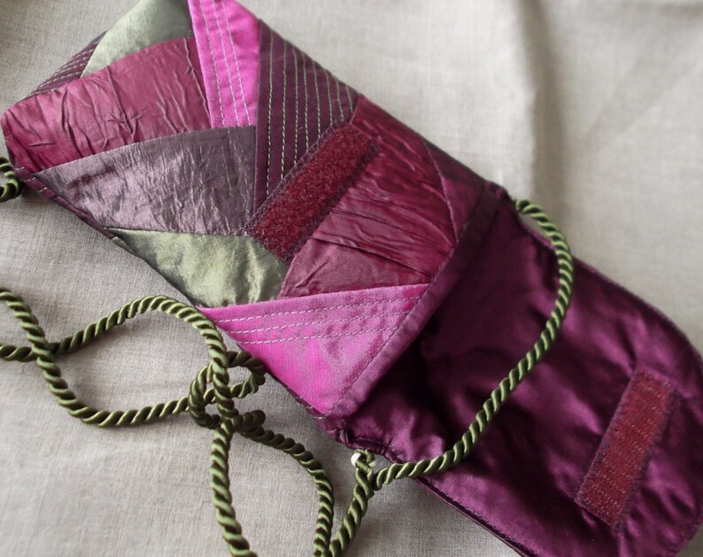 Women shoulder ipad bag modern patchwork quilted purple party bag teen girls cross body weekend purse with roses gift idea