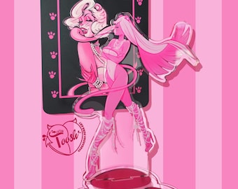 Serving Pink Standee