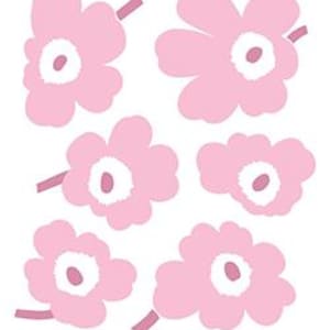 Adesivi Marimekko Unikko per lavoretti creativi, TRE fogli dalla Finlandia