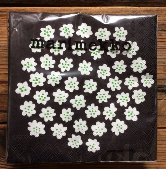 20 counts Finland decoupage colorful Marimekko paper napkins Tiara 24x24cm