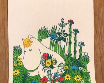Moomin Dishcloth from Finland, adorable