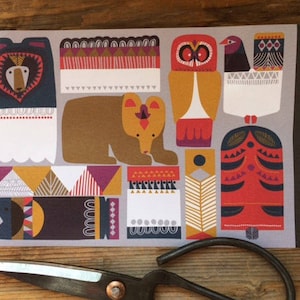 Adesivi per scrapbooking Marimekko Kukkuluuruu, DUE FOGLI, dalla Finlandia