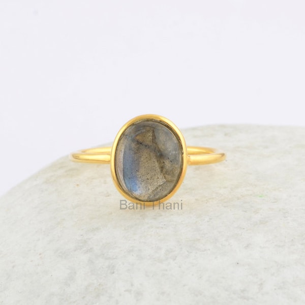 Labradorite Ring - 925 Sterling Silver - Oval Gemstone - Handmade Ring - Fashion Jewelry - Jewelry For Designer - Gift For Women