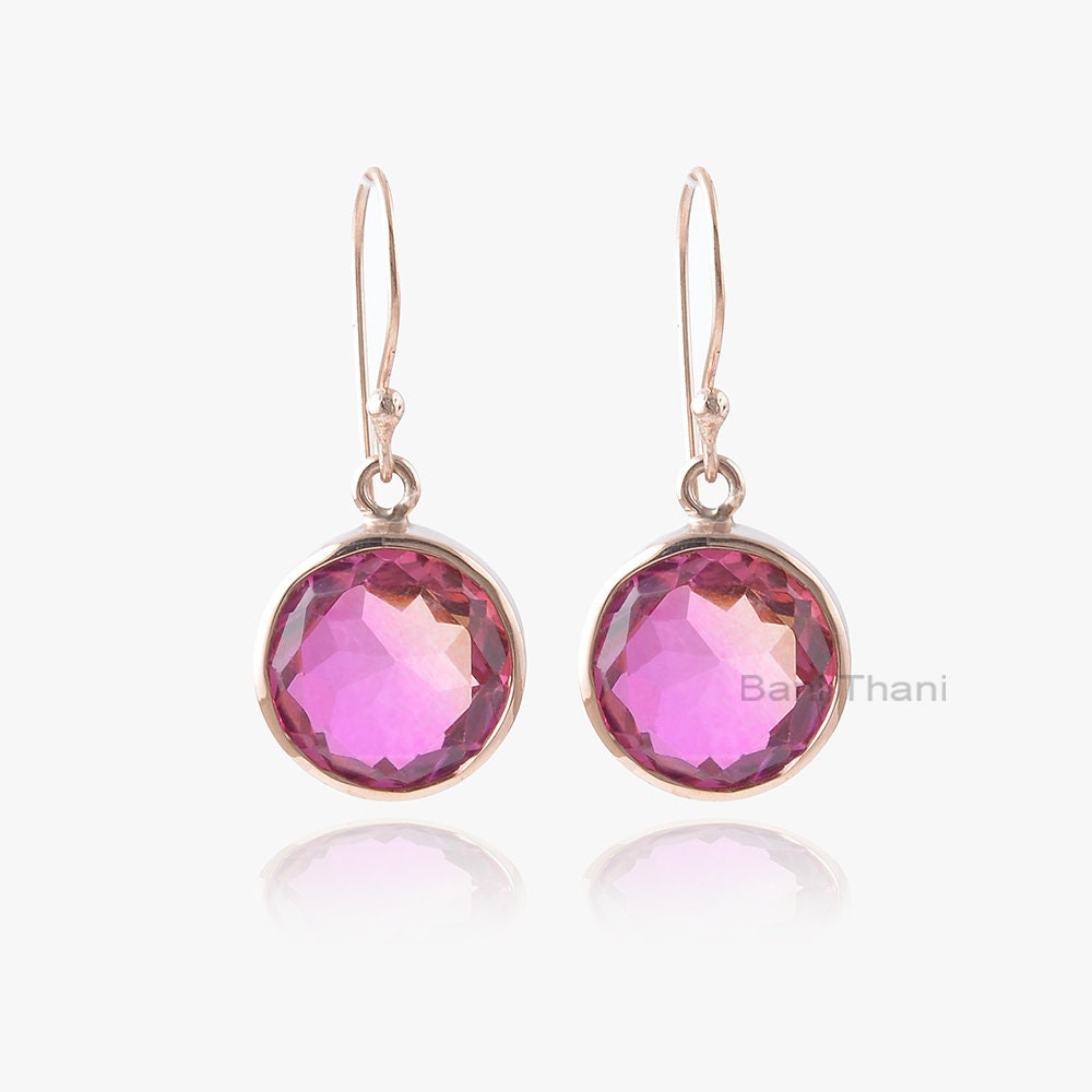 Details about / .925 Sterling Silver Pink-Tourmaline Flower Post Stud Earrings MSRP $319