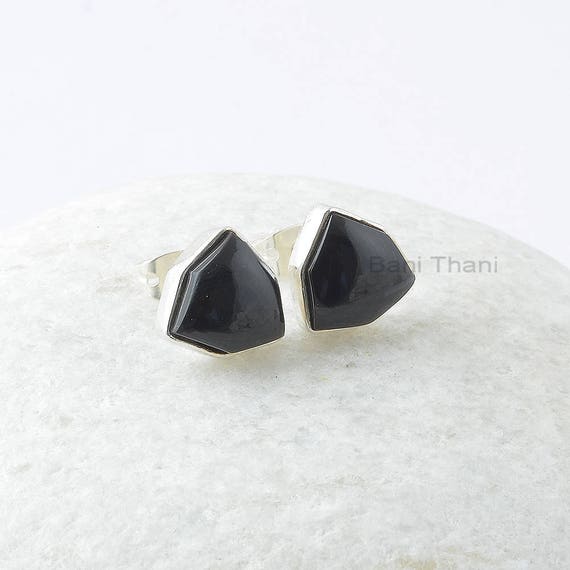 Boucles d'oreilles Onyx Noir – Éclat de Vérité