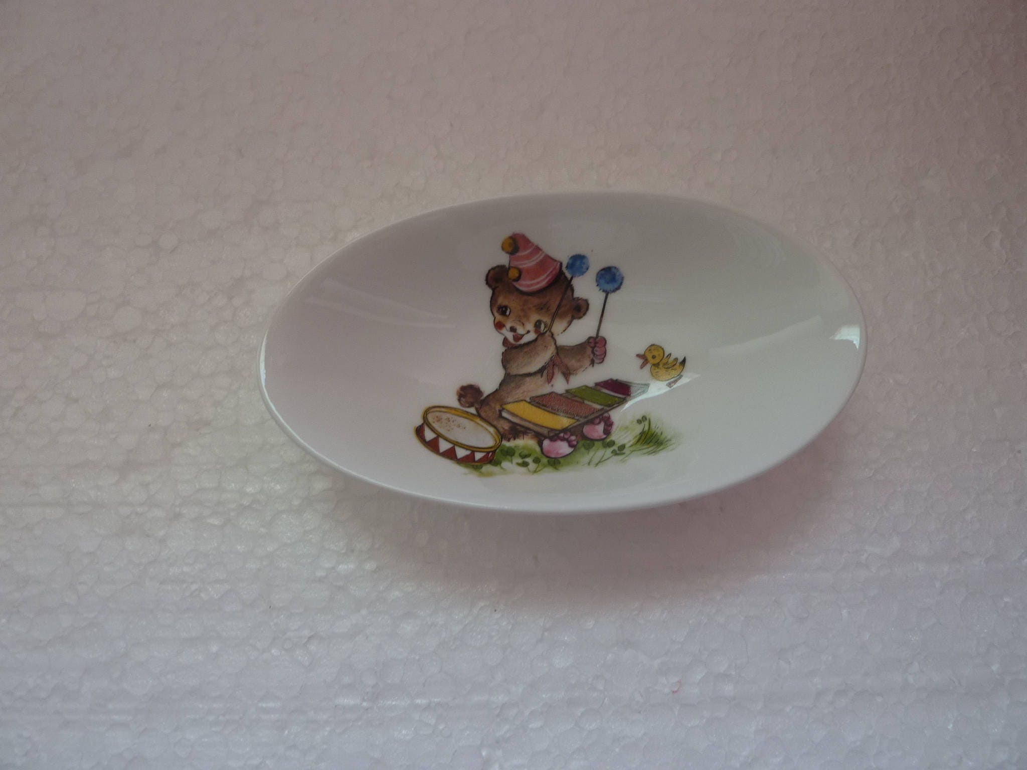 Six Coupelles en Porcelaine Peinte Main