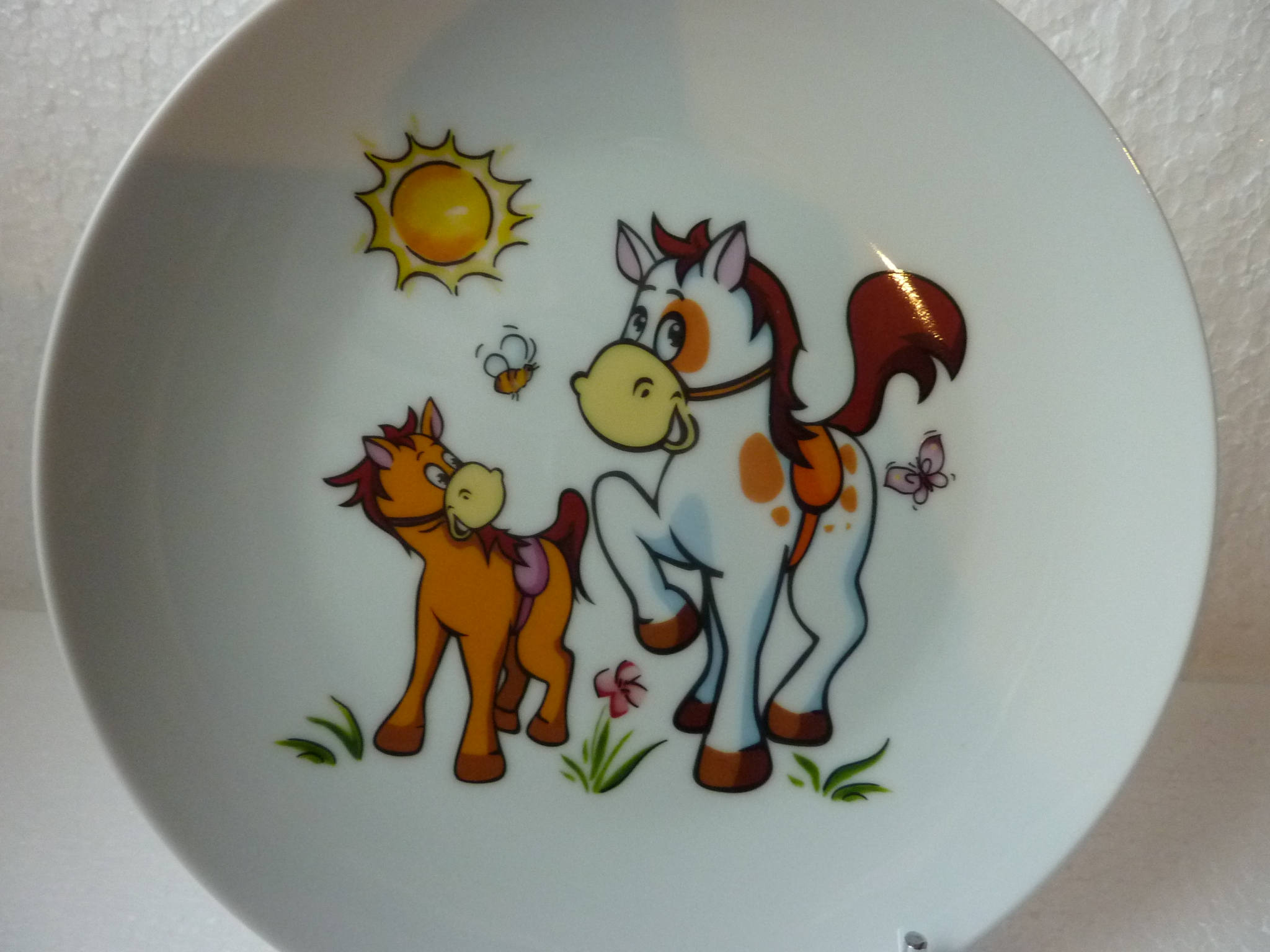 Une Bonne Idée de Cadeau une Assiette Les Chevaux