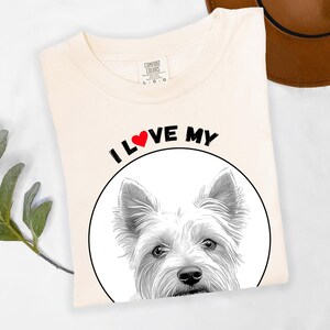 A Perfect Gift for West Highland Terrier Owners: A Comfort Colors® Unisex T-Shirt To Show Their Love for Their Special Dog! (Pastel Colors)