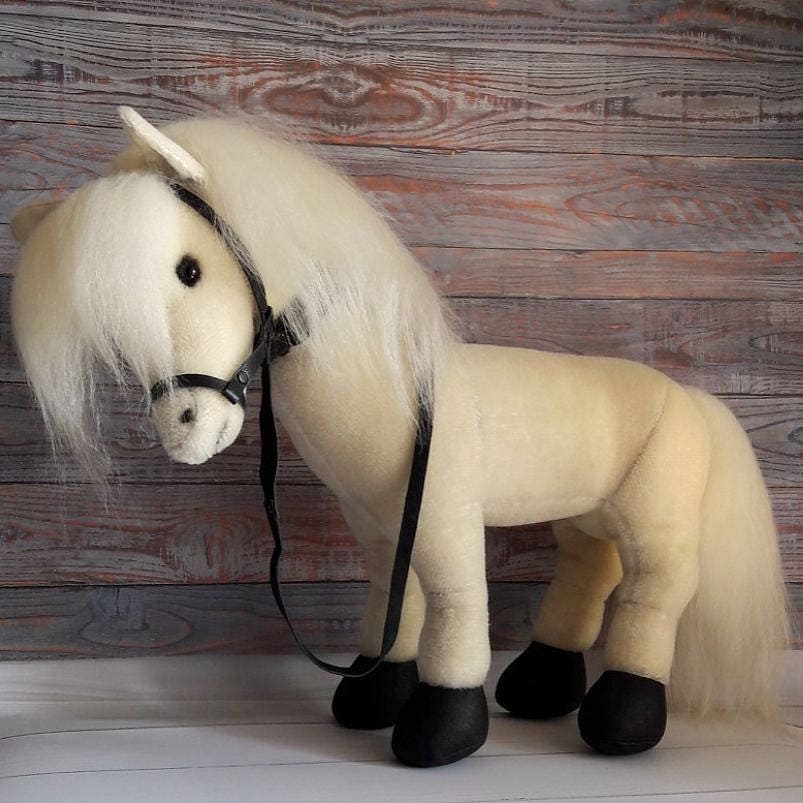 white horse teddy