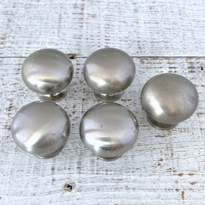 Drawer Knobs 5 Drawer Pulls Stainless Steel Knobs Brushed Silver Drawer Pulls Dresser Drawer Knobs Cabinet Door Pulls Home Improvement