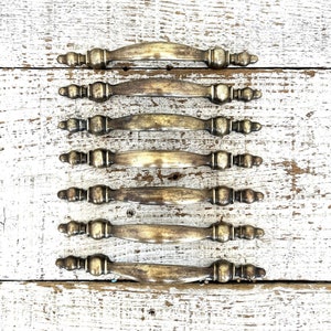 Drawer Handles 7 Gold Drawer Pulls Brass Handles Dresser Drawer Handles Cabinet Drawer Pulls Home Improvement