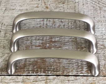 Drawer Handles 3 Drawer Pulls Stainless Steel Drawer Handles Silver Handles Dresser Handles Cabinet Door Pulls Mid Century Home Improvement