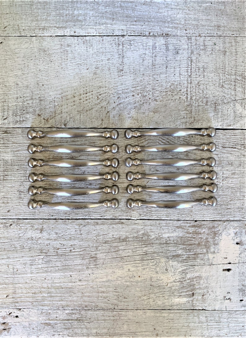 Drawer Handles 12 Drawer Pulls Dresser Handles Cabinet Door Handle Stainless Steel Handle Home Improvement Silver Drawer Handles