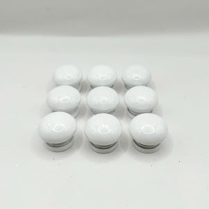 Drawer Knobs 9 Drawer Pulls Resin Drawer Knobs White drawer Pulls Plastic Drawer Knobs Cabinet Drawer Pulls Dresser Drawer Knobs