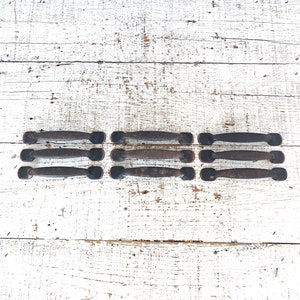 Drawer Handles 9 Drawer Pull Copper Handles Copper Toned Drawer Handles Mid Century Hardware Dresser Handles Cabinet Door Handles