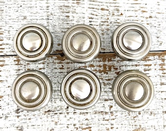 Drawer Knobs 6 Drawer Pulls Silver Cabinet Knobs Silver Dresser Knobs Home Improvement Decorative Knobs