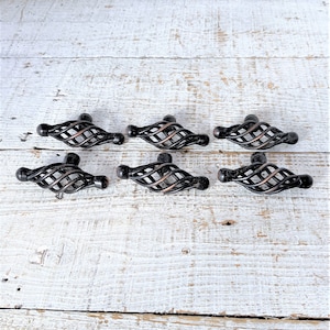 Drawer Pulls 6 Drawer Knobs Vintage Drawer Pulls Vintage Copper Knobs Cabinet Pulls Dresser Drawer Knobs