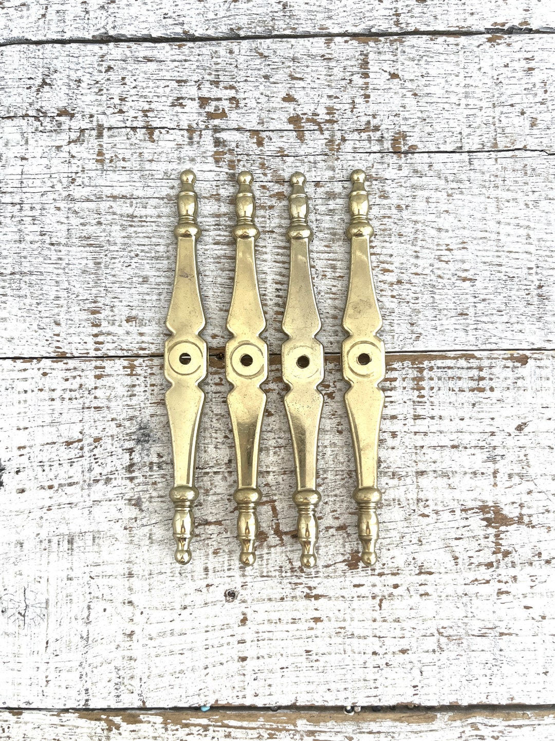 Back Plate 4 Brass Drawer Pull Backplate Gold Accent Hardware Etsy