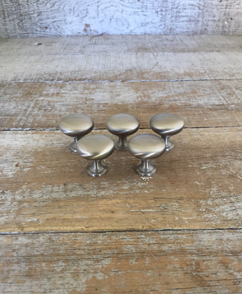 Drawer Knobs 5 Drawer Pulls Stainless Steel Knobs Silver Drawer Pulls