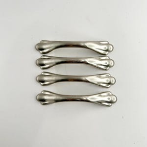 Drawer Handles 4 Drawer Pulls Stainless Steel Handles Dresser Handles Cabinet Drawer Pulls Silver Handles Home Improvement