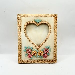 Frame Ceramic Picture Frame Vintage Heart Picture Frame Floral Picture Frame4x6 Picture Frame