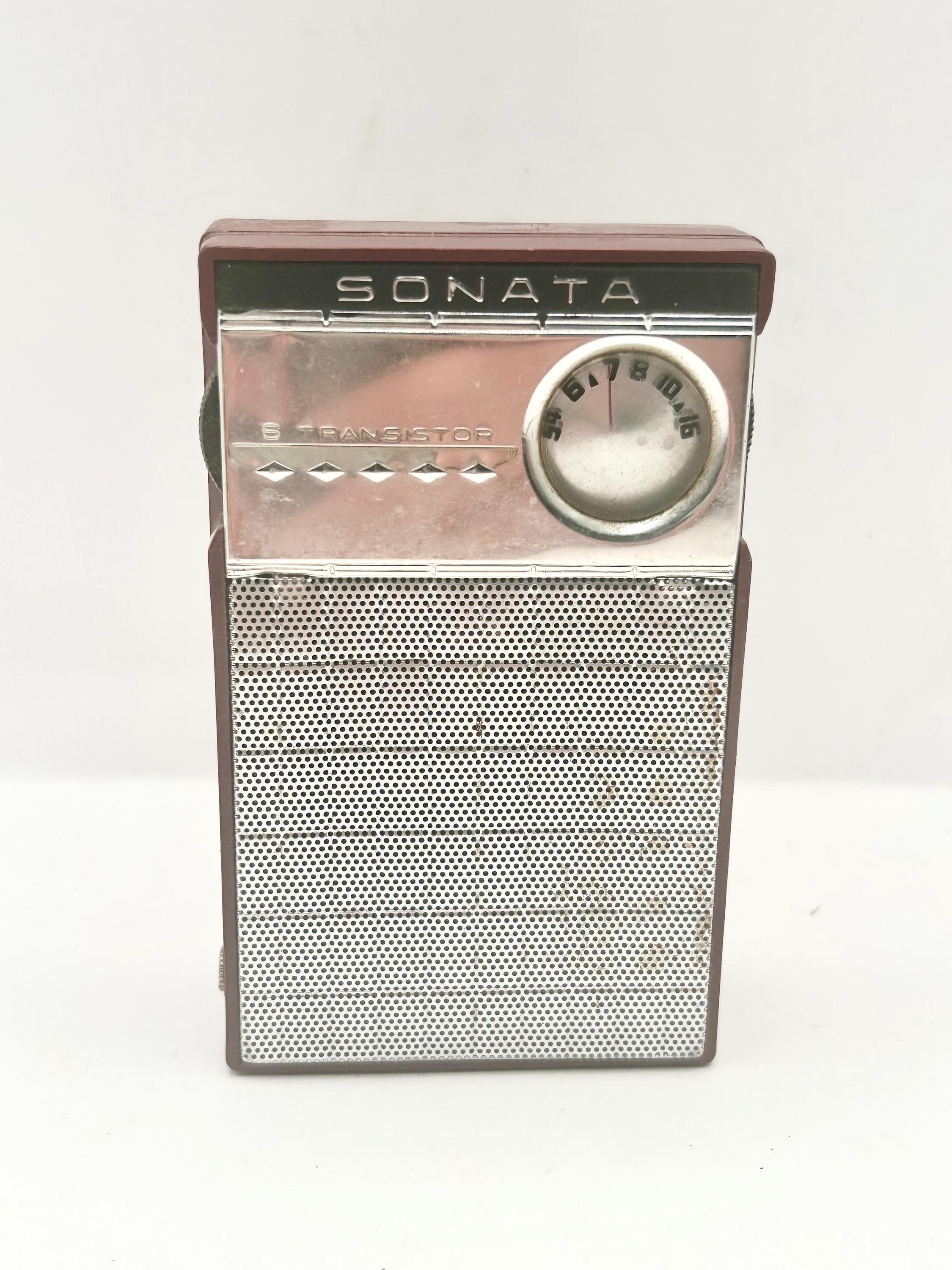 Pocket Radio Sonata 6 Transistor Radio 1960s - Etsy