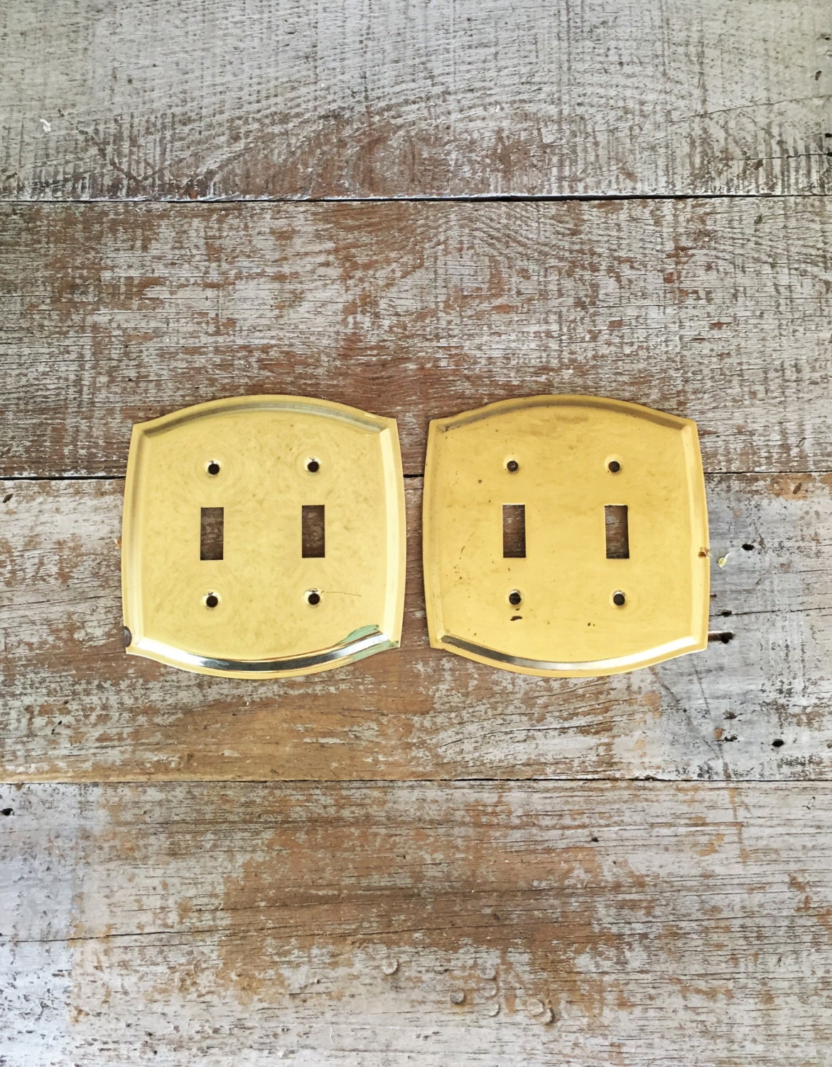 Light Switch Covers 2 Double Lightswitch Plate Mid Century Etsy