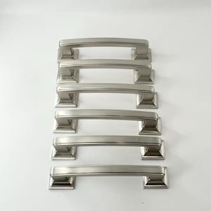 Drawer Handles 6 Drawer Pulls Stainless Drawer Pulls Dresser Drawer Handles Cabinet Drawer Pulls Silver Drawer Handles Silver Drawer Pulls