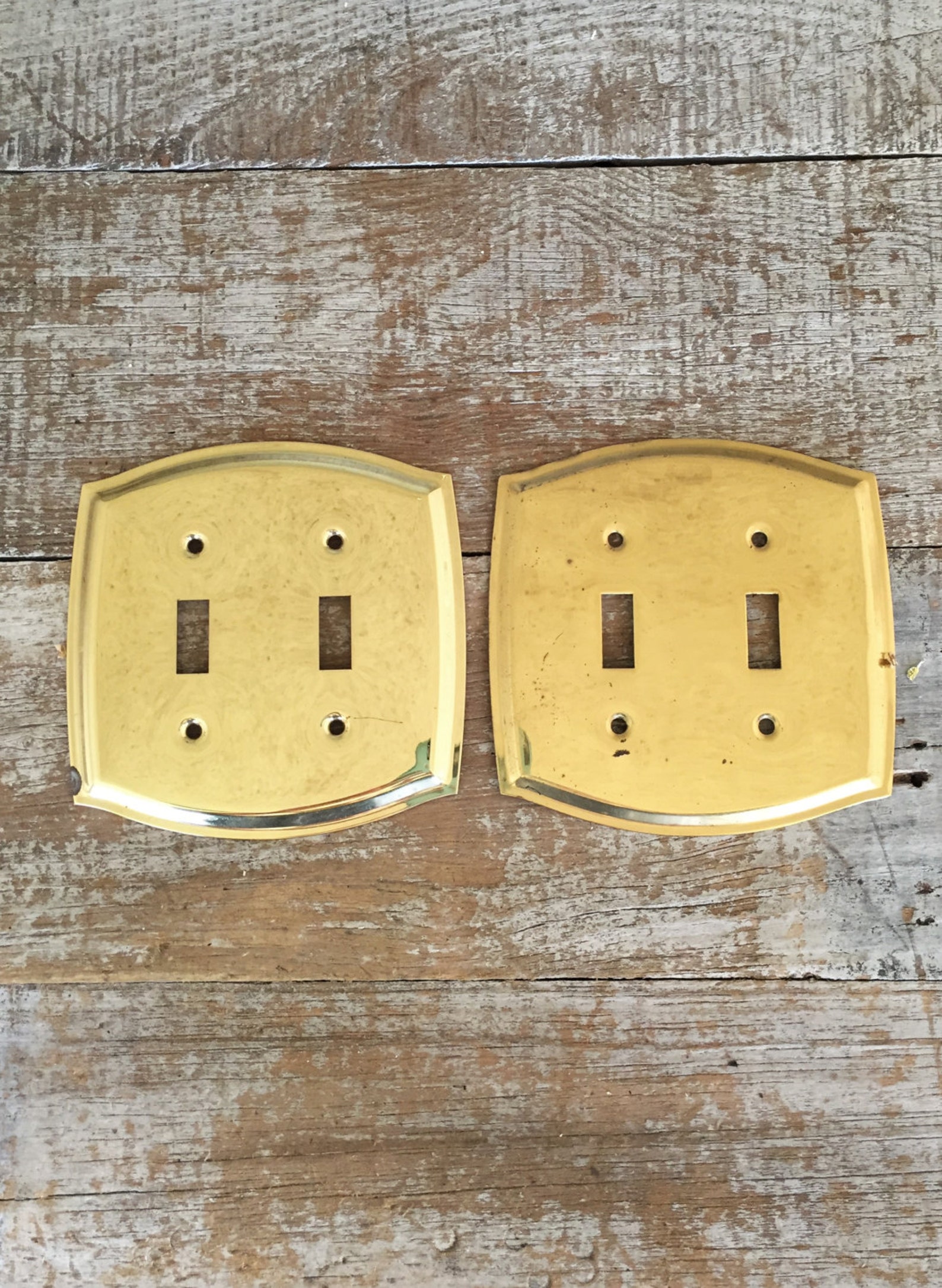 Light Switch Covers 2 Double Lightswitch Plate Mid Century Etsy