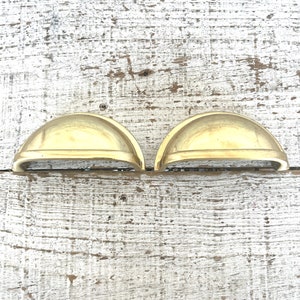 Drawer Handles 2 Gold Bin Pulls Gold Drawer Pulls Brass Drawer Handles Dresser Drawer Pulls Cabinet Drawer Handles Brass Bin Pull