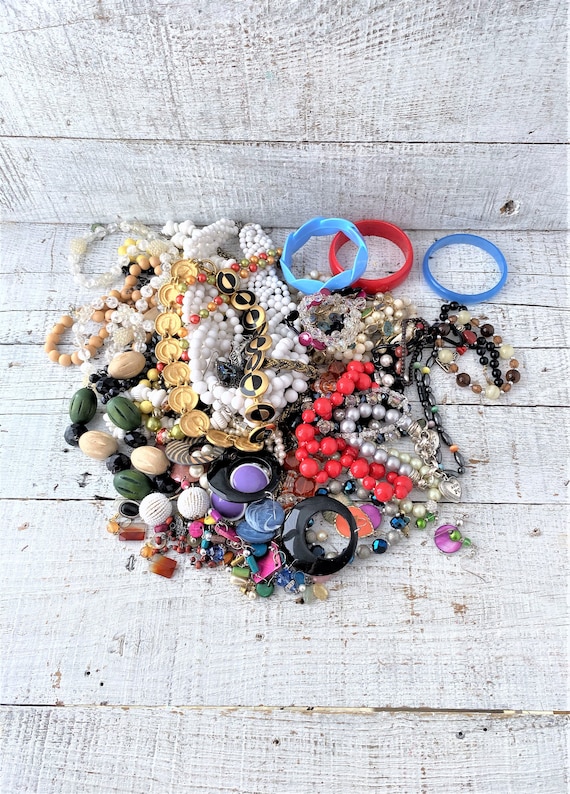 Estate Jewelry Lot 3.4 Pounds of Costume Jewelry W