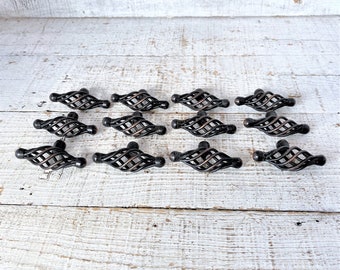 Vintage Copper Drawer Pulls: Set of 12 Cabinet Knobs