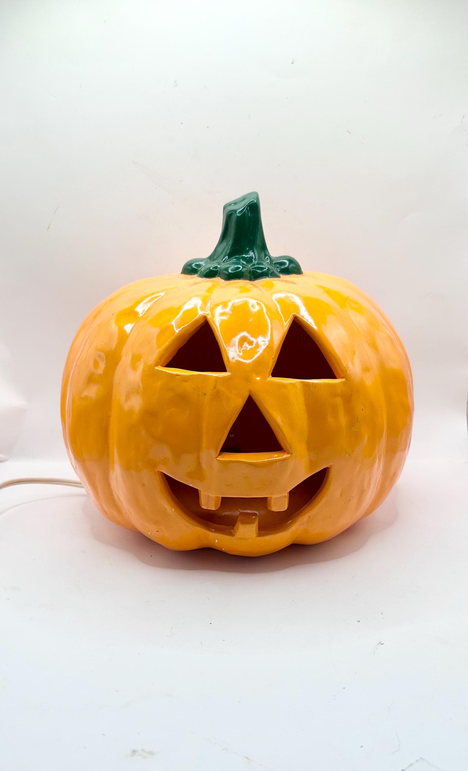 ビンテージ ジャックオーランタンランプ Pumpkin Jack O Lantern Lamp
