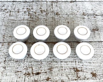 Set di 8 pomelli per cassetti in ceramica di metà secolo - Prodotti in Giappone