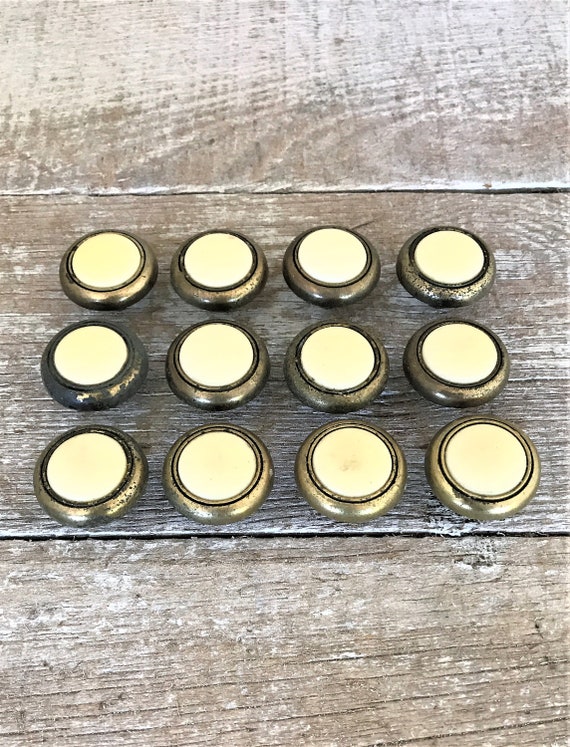 Drawer Pulls 12 Drawer Knobs Brass Knobs Mid Century Hardware