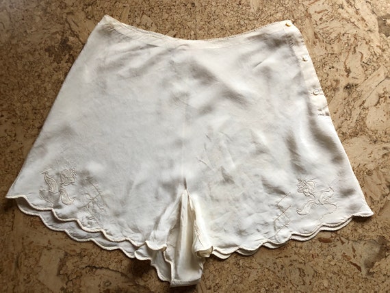40s Silk Lingerie Shorts